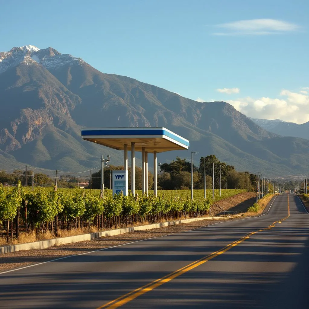 Estación YPF Mendoza en detalle